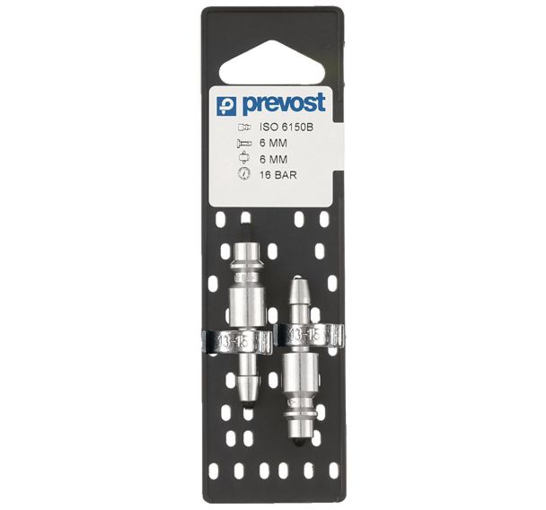 Lot 2 embouts ISO B pour tuyau - Prevost