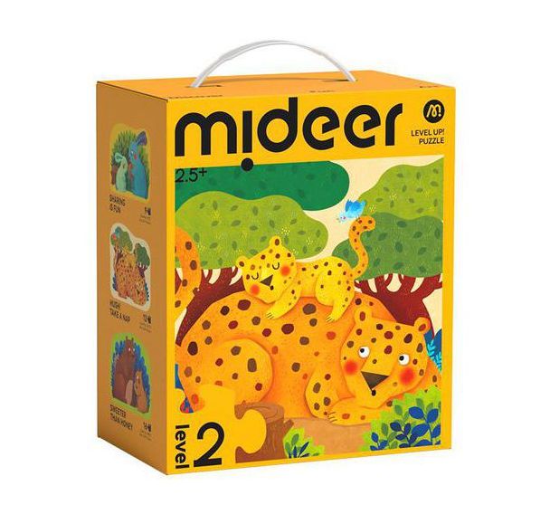 Lot 3 puzzles évolutifs animaux 2,5 ans