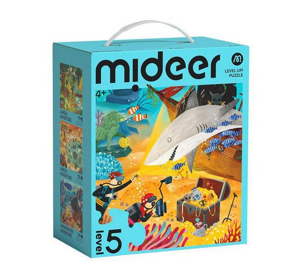 Lot 3 puzzles évolutifs aventuriers 4 ans