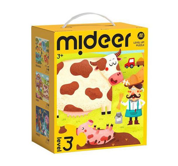 Lot 3 puzzles évolutifs grand air 3 ans