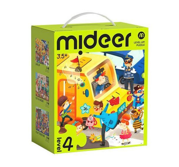 Lot 3 puzzles évolutifs ville 3,5 ans