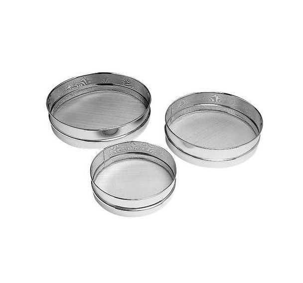 Lot 3 tamis inox Ø 175/205/255mm