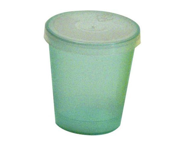 Lot 480 gobelets coloris vert + couvercle transparent