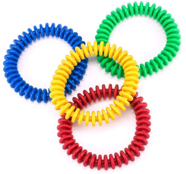 Lot 4 Anneaux Lestes Couleurs