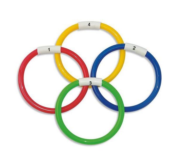 Lot 4 Anneaux Lestes Numerotes