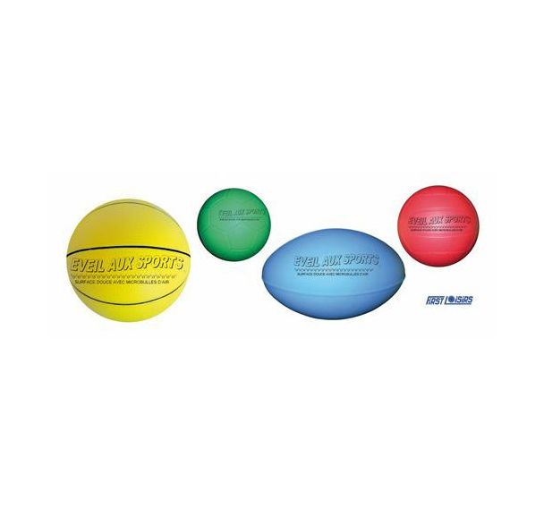Lot 4 ballons soft mousse