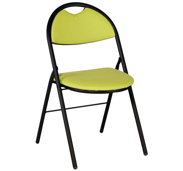 Lot 4 chaises pliantes Clap tissu enduit PVC M1