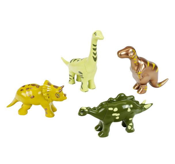 Lot 4 dinosaures magnétiques grand modèle