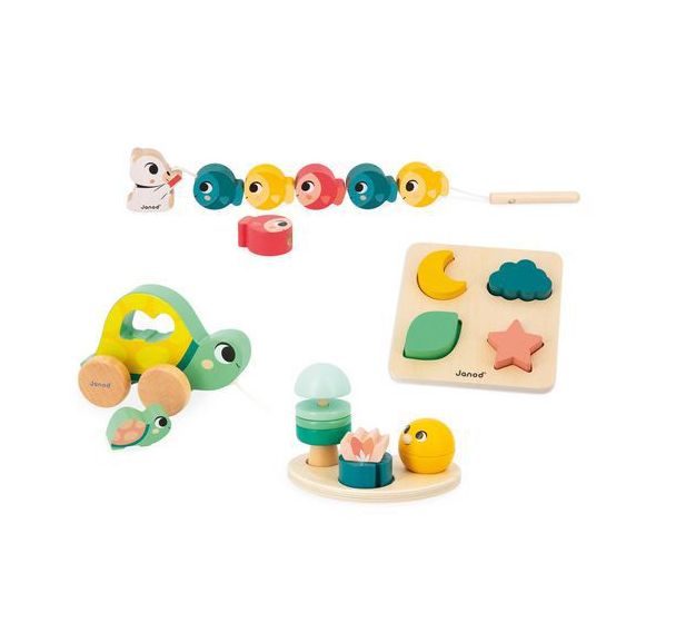 Lot 4 jouets éveil -  18 mois