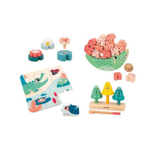 Lot 4 jouets éveil -  24 mois