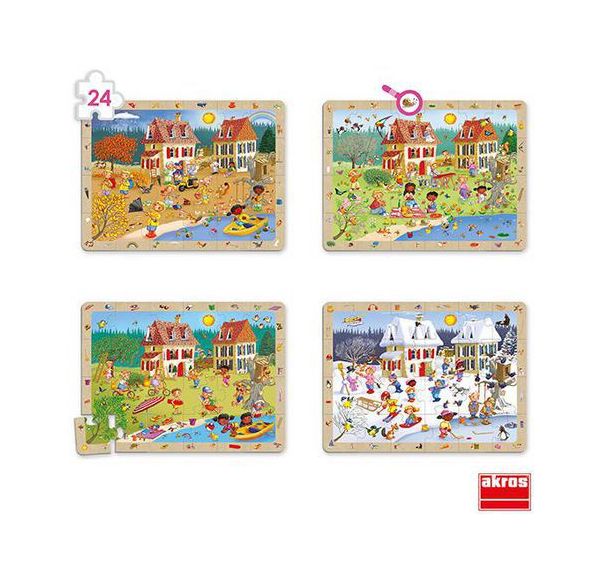 Lot 4 puzzles observation saisons