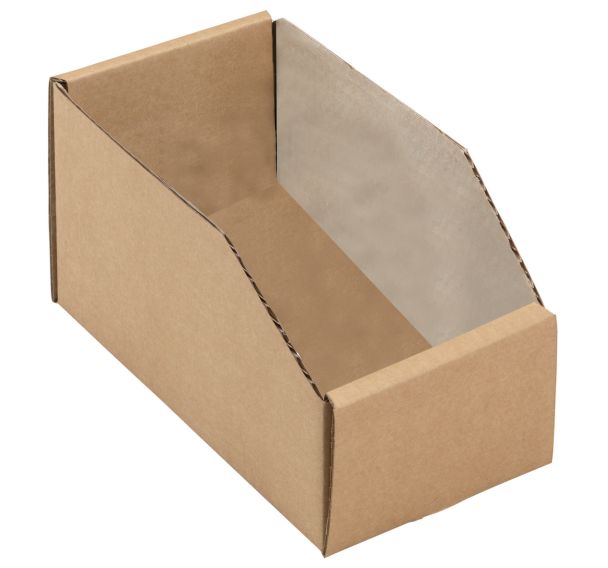 Lot 50 Bacs Carton Brun 200X105X115 Capacité 2,4 L