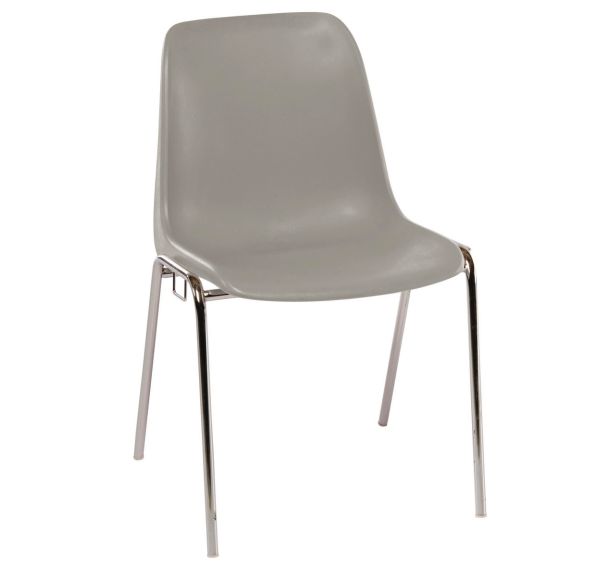 Lot 5 chaises Panama accrochable coque polypropylène M2