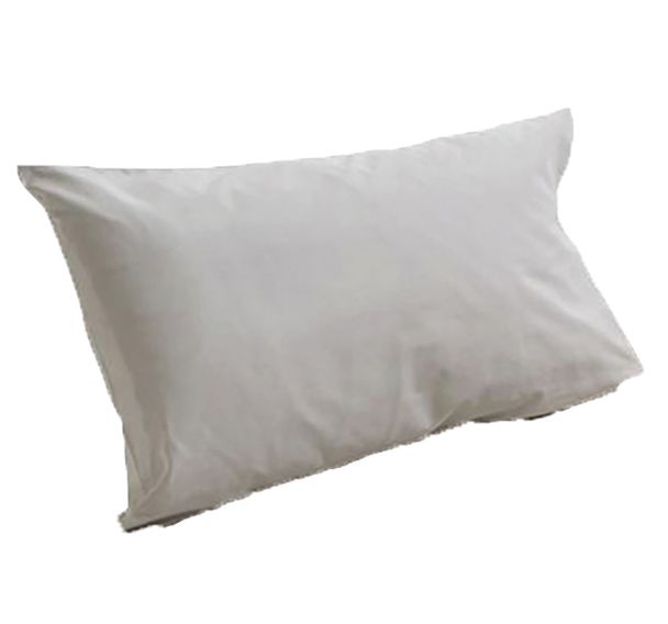 Lot 5 taies d'oreillers sacs coton uni 40 x 60 cm - Granjard