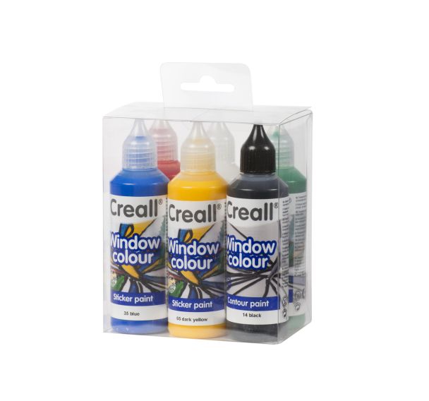 Lot 6 flacons 80 ml window colour