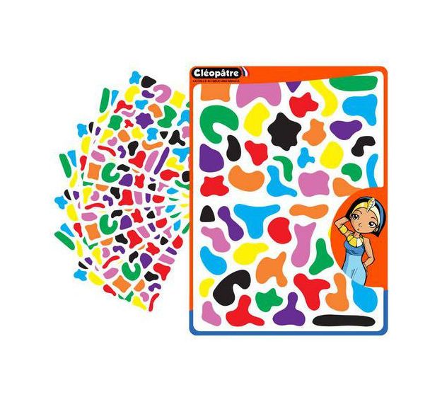 Lot 900 gommettes splash