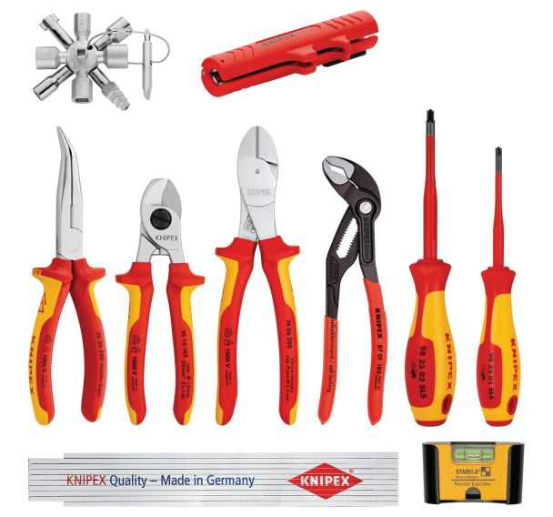 Lot d'extension assortiments 10 outils 5 outils isolés 1000V
