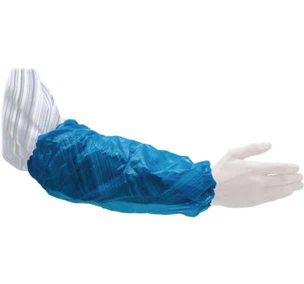 Lot de 1000 1000 manchettes couleur bleu en polyéthylène 40 cm de long