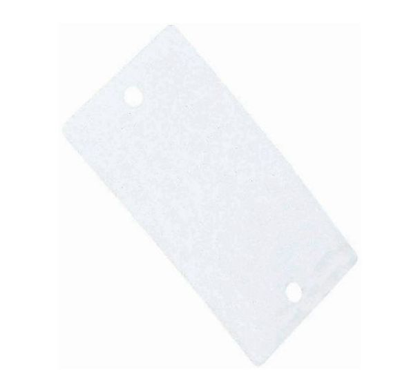 Lot de 1000 Etiquette plastique 2 trous 120 x 70 mm