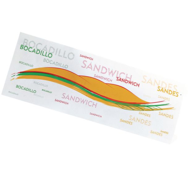 Lot de 1000 Sachets Sandwichs imprimés décor exclusif