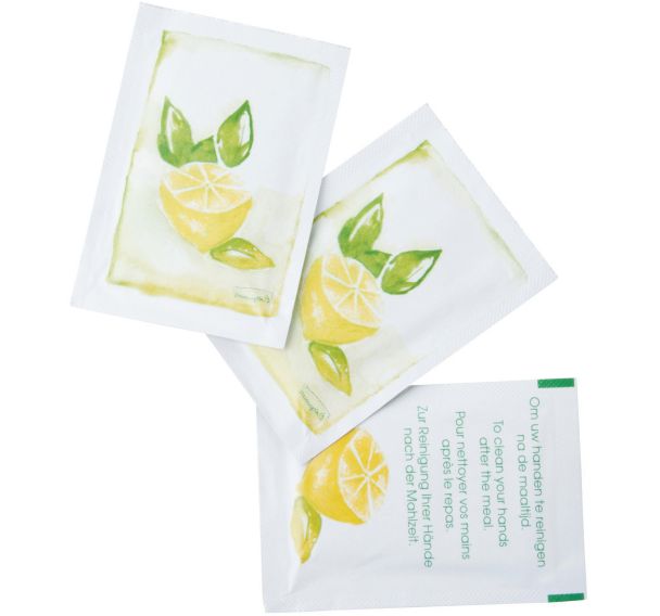 Lot de 1000 serviettes rince-doigts papier blanc L71mm l51mm