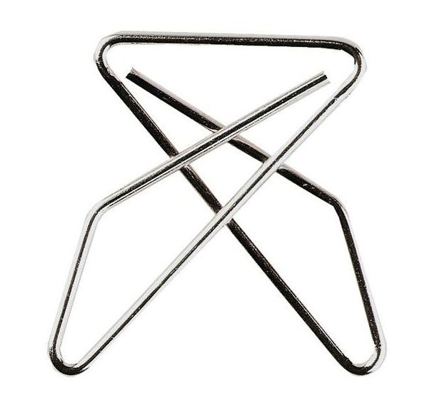 Lot de 100 Attaches géantes métal - 40 mm - Métal