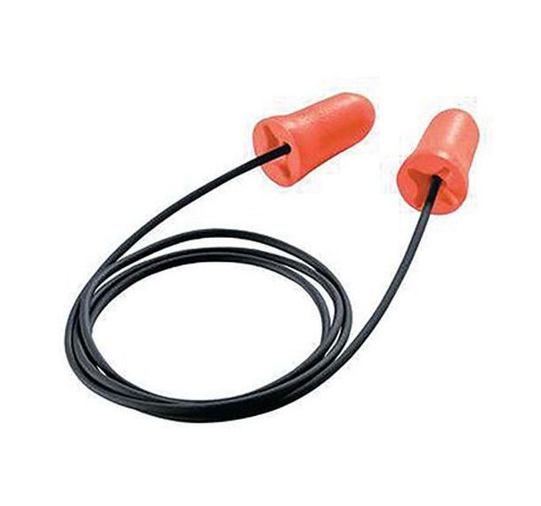 Lot de 100 Bouchons d'oreille jetables avec cordon Com4-fit