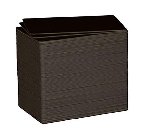 Lot de 100 Carte vierge haute qualité - Noir