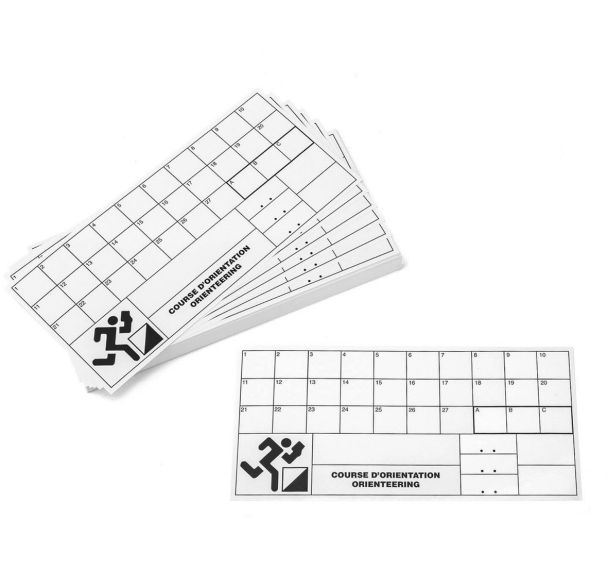 Lot de 100 Cartons de contrôle