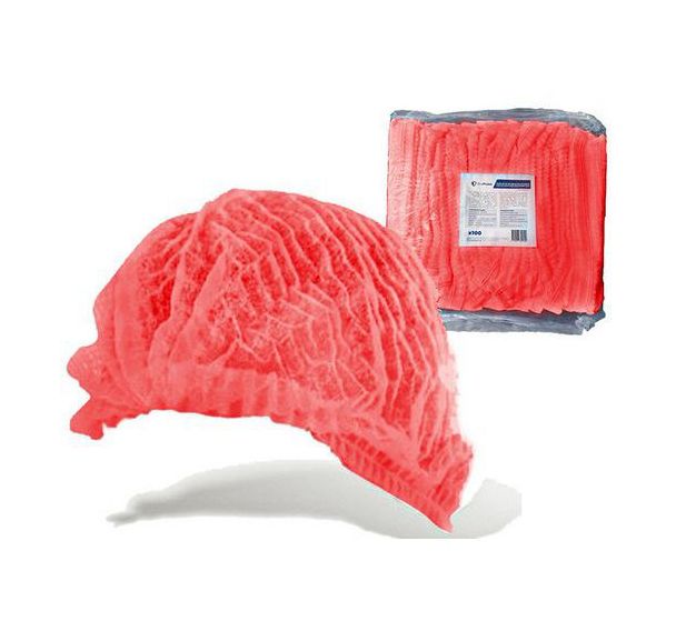 Lot de 100 Charlotte jetable rouge - OneProtek