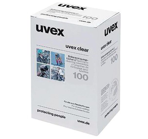 Lot de 100 Chiffons de nettoyage - Uvex