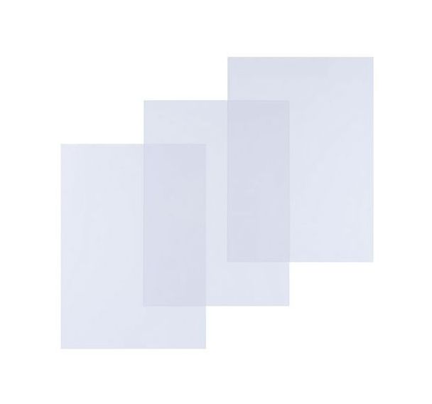Lot de 100 Couverture de reliure PVC A3 200 µm transparente - Pavo