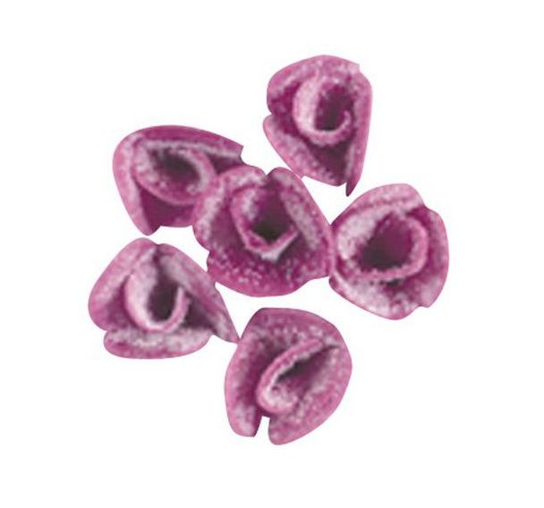 Lot de 100 Décor comestible violette cristallisée