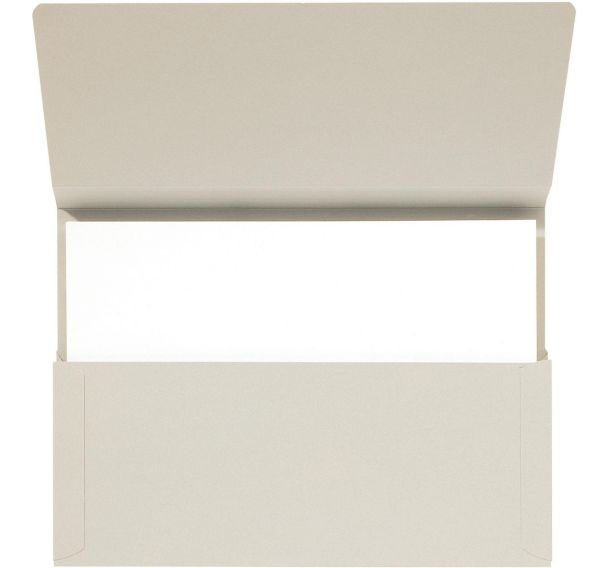 Lot de 100 Dossier pochette A4: gris: Infinio