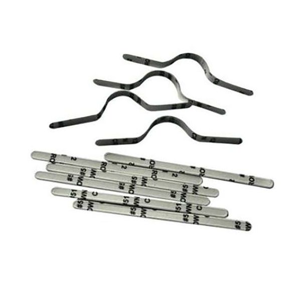 Lot de 100 Pince nez en aluminium