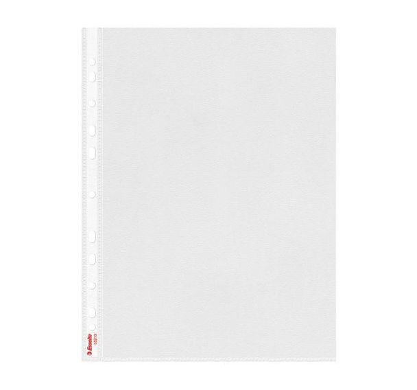 Lot de 100 Pochette perforée 90µ ouverture 2 côtés Esselte, Boite 100