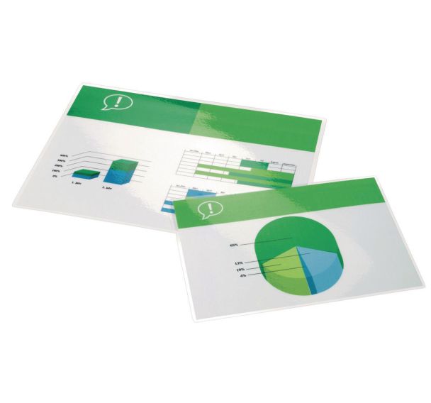Lot de 100 Pochettes de plastification GBC standards