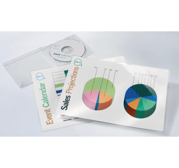 Lot de 100 Pochettes de plastification GBC standards