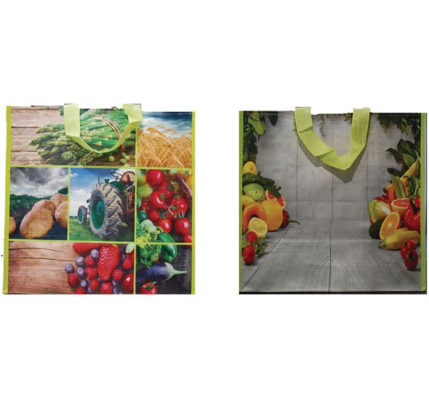 Lot de 100 Sac tissé 150 G - Décor primeur - 400/200X350mm