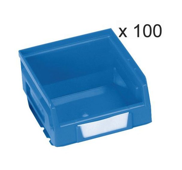 Lot de 100 bacs à bec Kangourou - Longueur 103 mm - 0.7 L - Manutan Expert