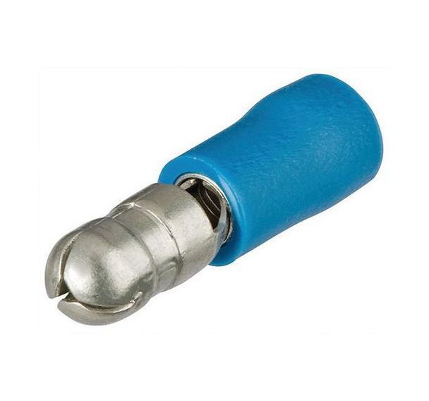Lot de 100 cosses mâles isolées pour câble de 1,5 à 2,5mm² _ 97 99 151