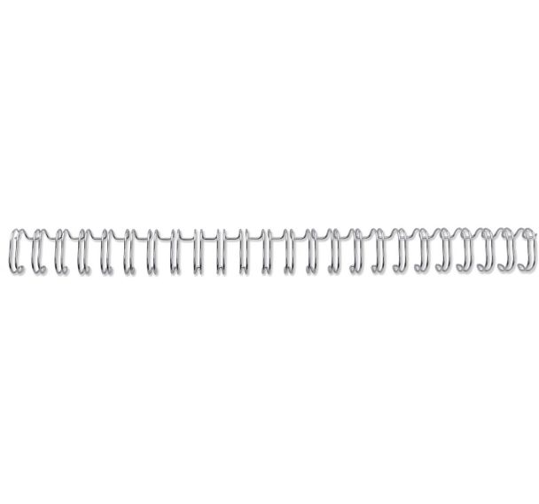 Lot de 100 peignes métalliques GBC WireBind