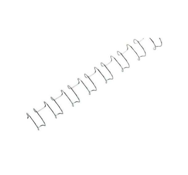 Lot de 100 reliures à spirales p/ GBC 230 - Argent - Ø :8 mm - Argent