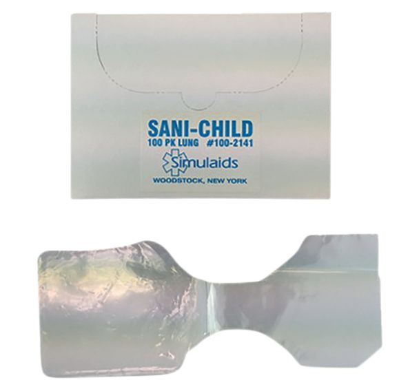 Lot de 100 sacs d'insufflation pour mannequin Ambu, enfant-Ambu