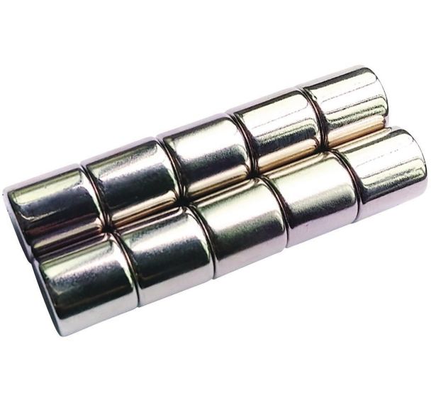 Lot de 10 Aimant extra fort - 10 mm lot de 10 - Manutan