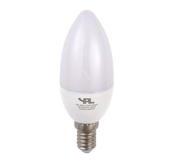 Lot de 10 Ampoule bougie LED E14 C37x105 4W