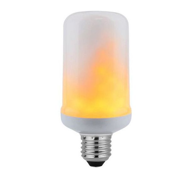 Lot de 10 Ampoule flamme LED E27 T60x140 5W non-dimmable