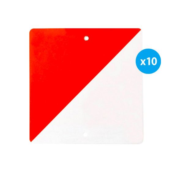 Lot de 10 Balises scolaires indéchirables