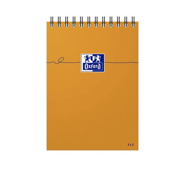 Lot de 10 Bloc 160 pages Q5/5 orange Intégral - 105 x 148 - Oxford