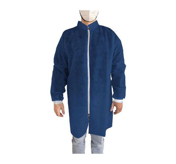 Lot de 10 Blouse jetable XXL bleue en PP